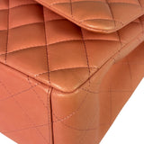 Chanel Pink Quilted Lambskin Classic Large Double Flap Bag 2012