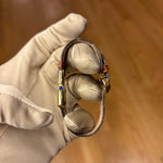 Cartier Tank Cream Roman Dial Brown Strap