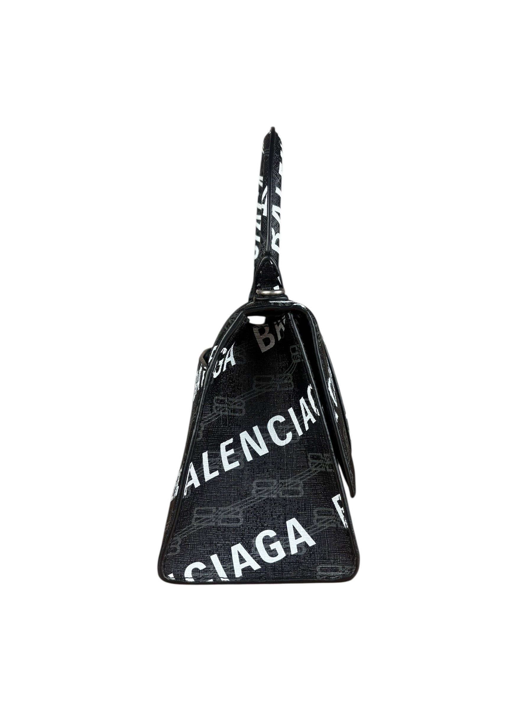 Balenciaga Multi Logo Hourglass 2Way Bag