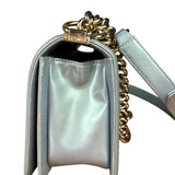 Chanel Medium Quilted Iridescent Boy Bag
