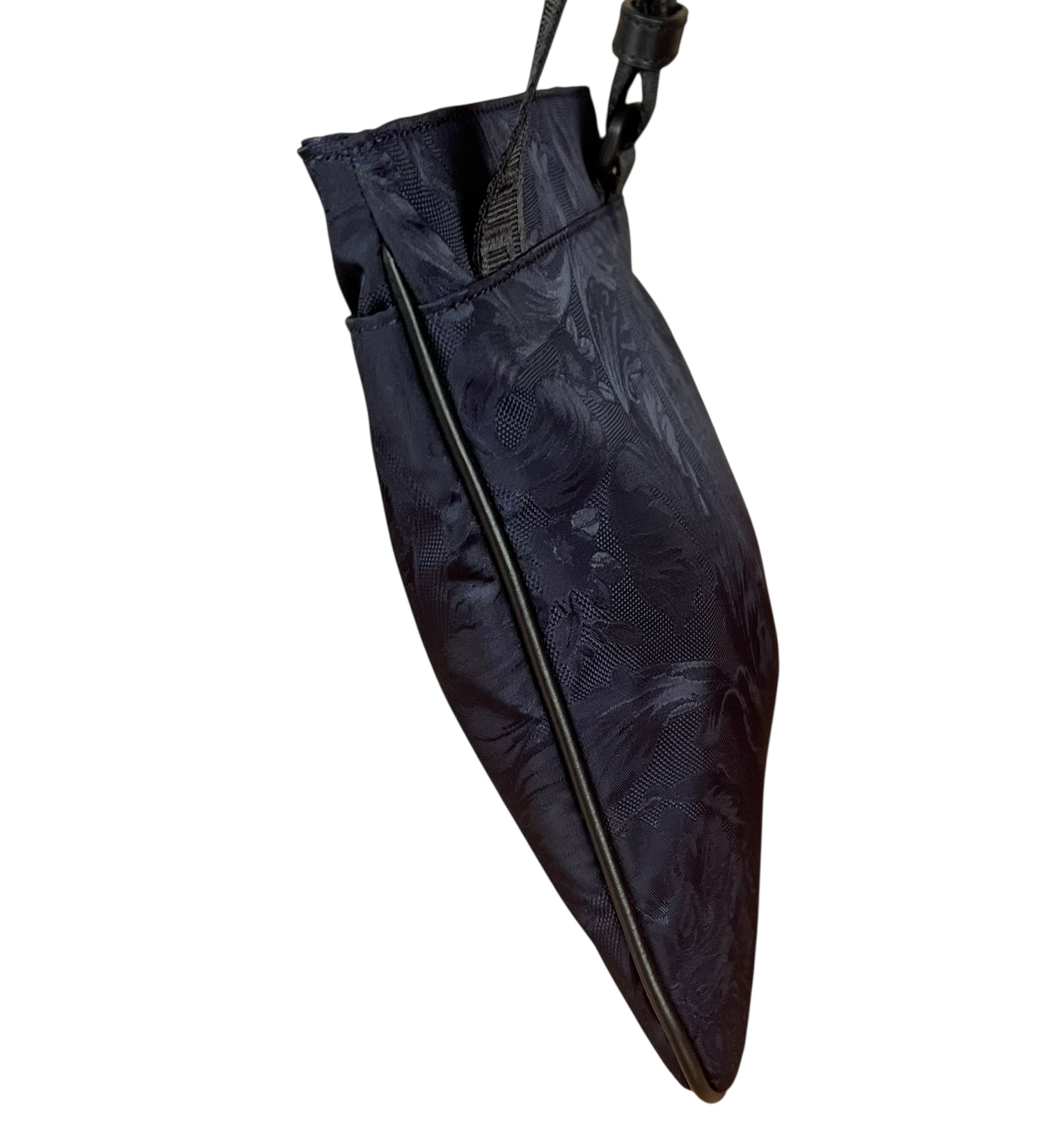 Versace La Medusa Navy Crossbody Bag