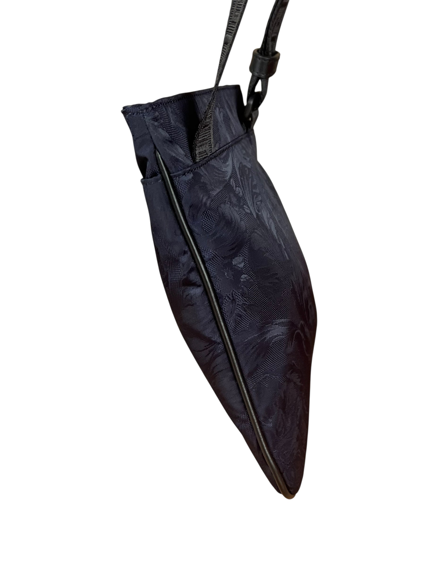 Versace La Medusa Navy Crossbody Bag