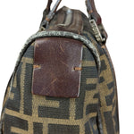 Fendi Vintage FF Zucca Print Mini Boston Handbag
