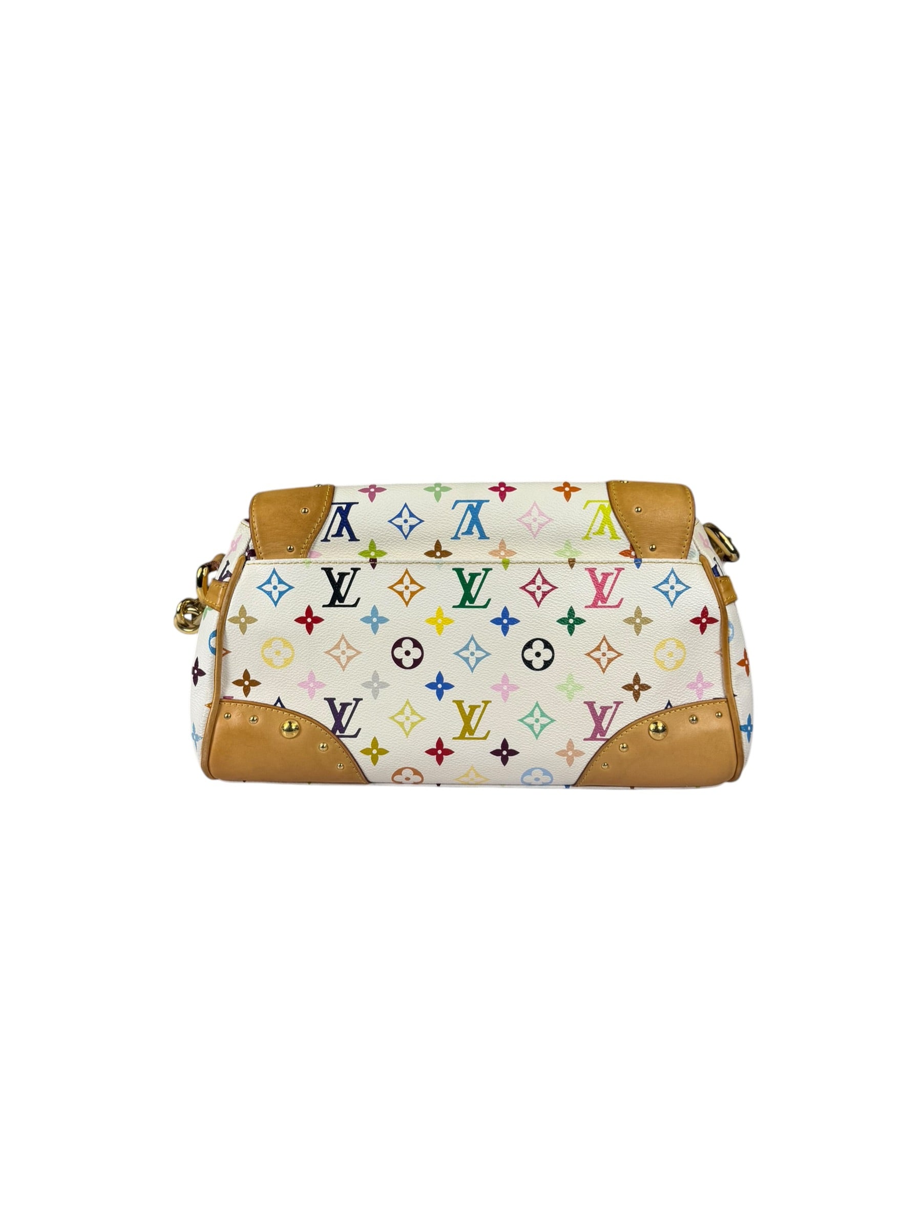 Louis Vuitton x Takashi Murakami Multicolore Monogram Beverly PM