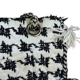 Chanel Tweed Woven Medium Classic Double Flap Bag 2014