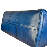 Louis Vuitton Blue Epi Keepall 55