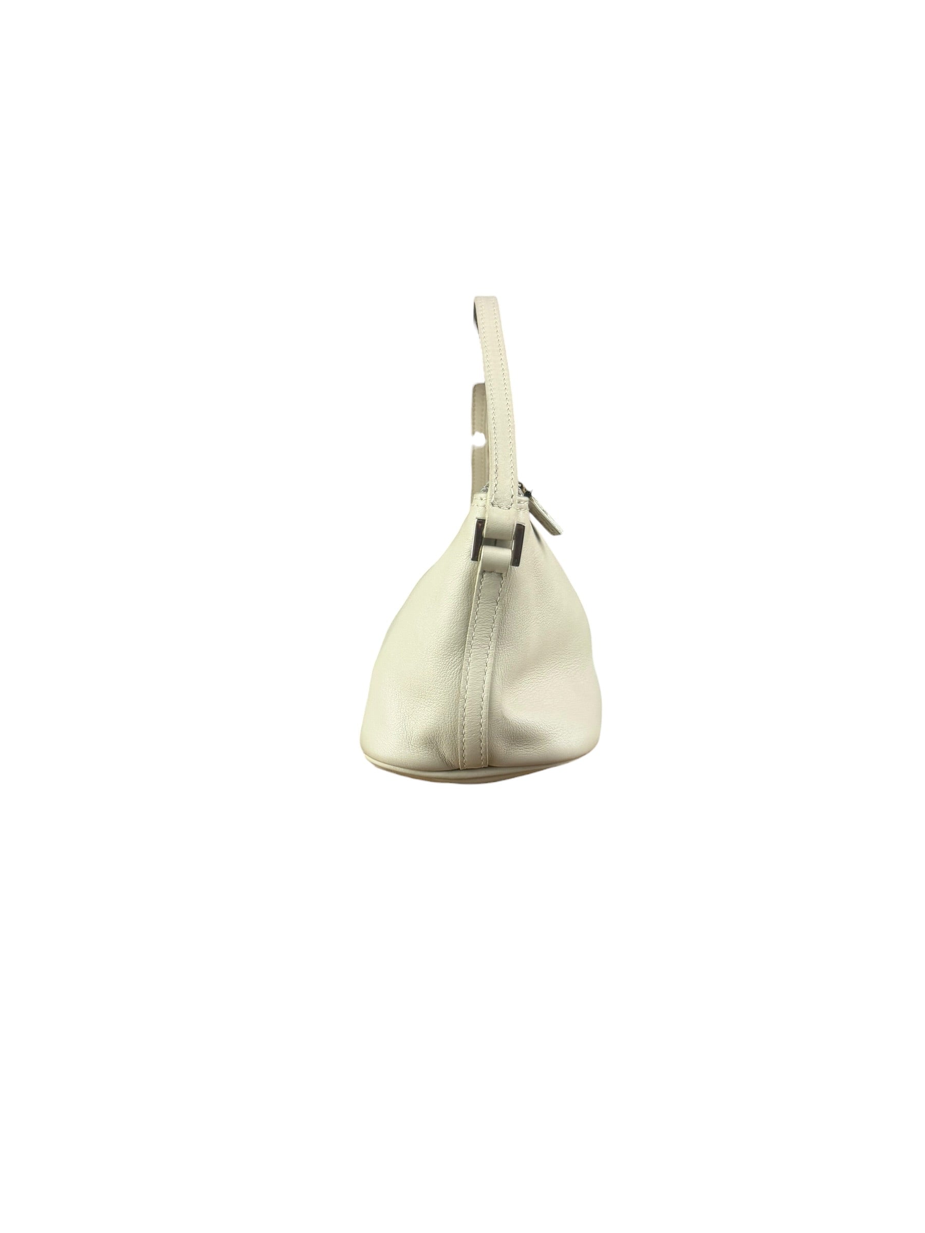 Gucci Off-White Leather Mini Hobo Pochette
