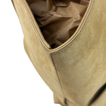 Bottega Veneta Beige Suede/Leather Trim Intrecciato Flower Basket Tote
