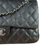 Chanel Classic Quilted Black Double Flap Bag 2003