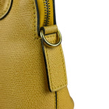 Celine Yellow Leather Dome 2Way Handbag