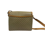 Celine Vintage Macadam Coated Canvas Crossbody Bag