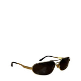 Balenciaga BB0227S Sunglasses Gold Toned Metal Frame