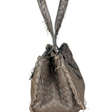 Bottega Veneta Intrecciato Leather Fringe Handbag