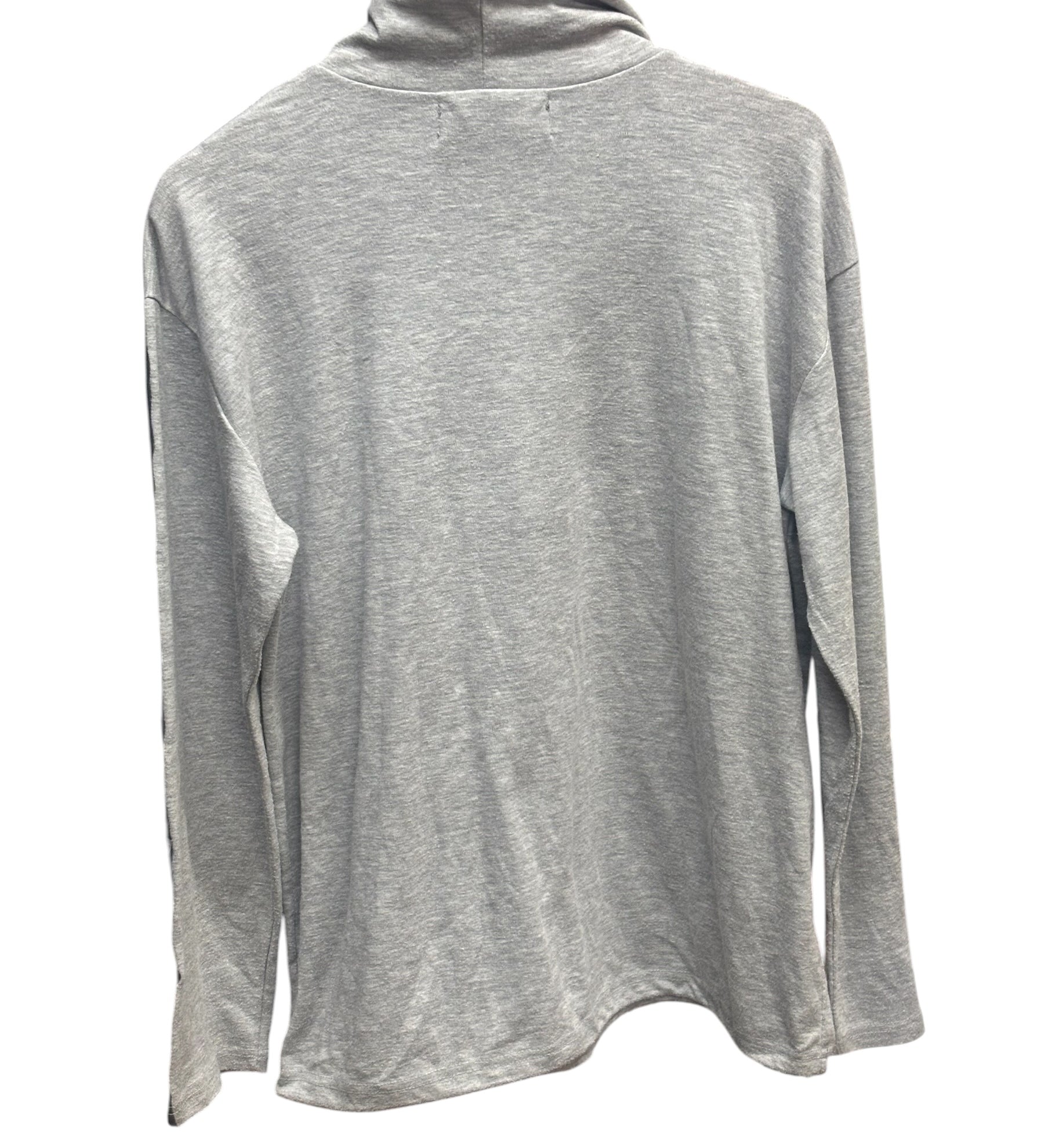 Prada Grey Long Sleeve High Neck Top