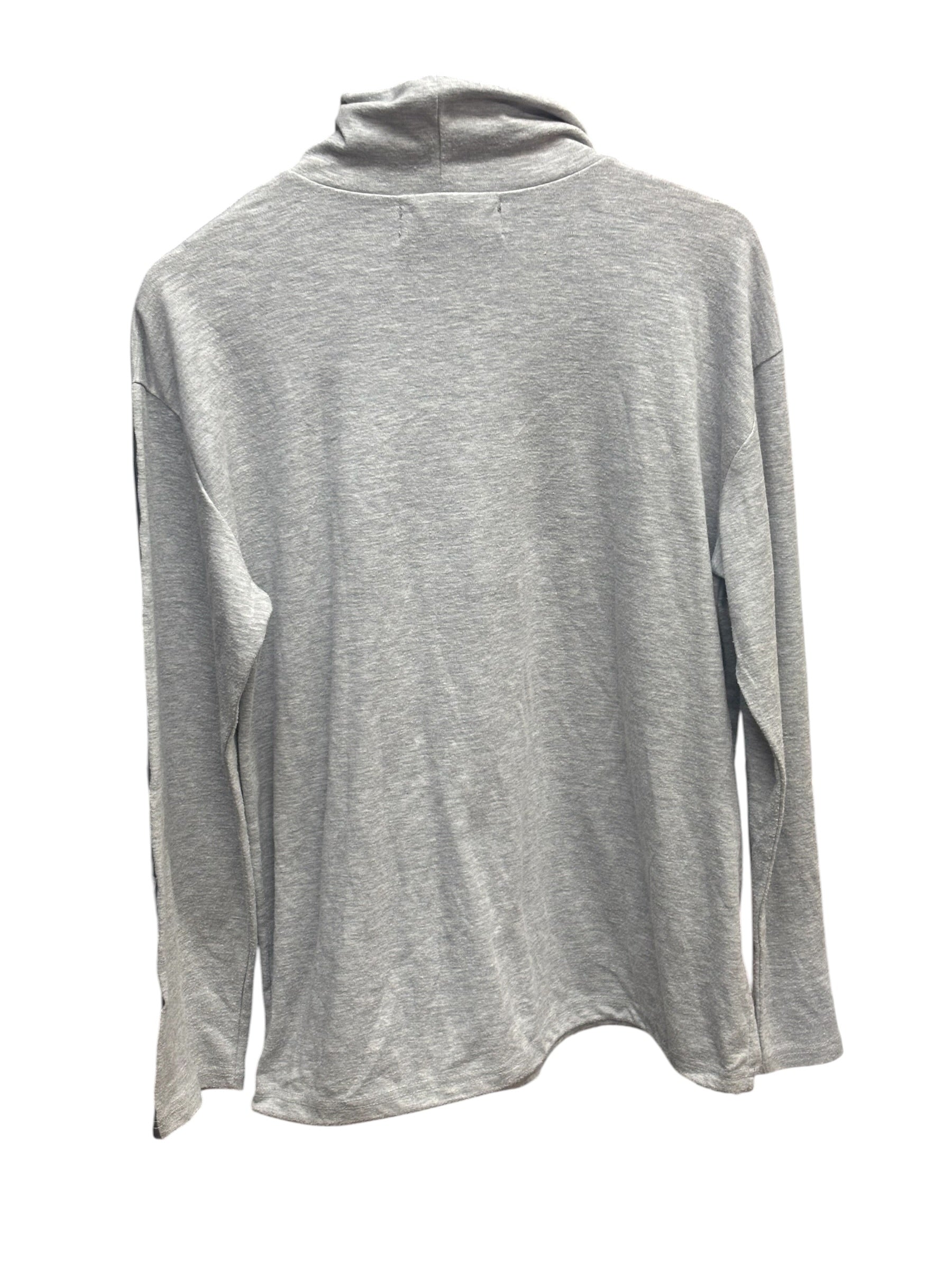 Prada Grey Long Sleeve High Neck Top