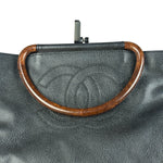 Chanel CC Caviar Wooden Ring Tote 2002