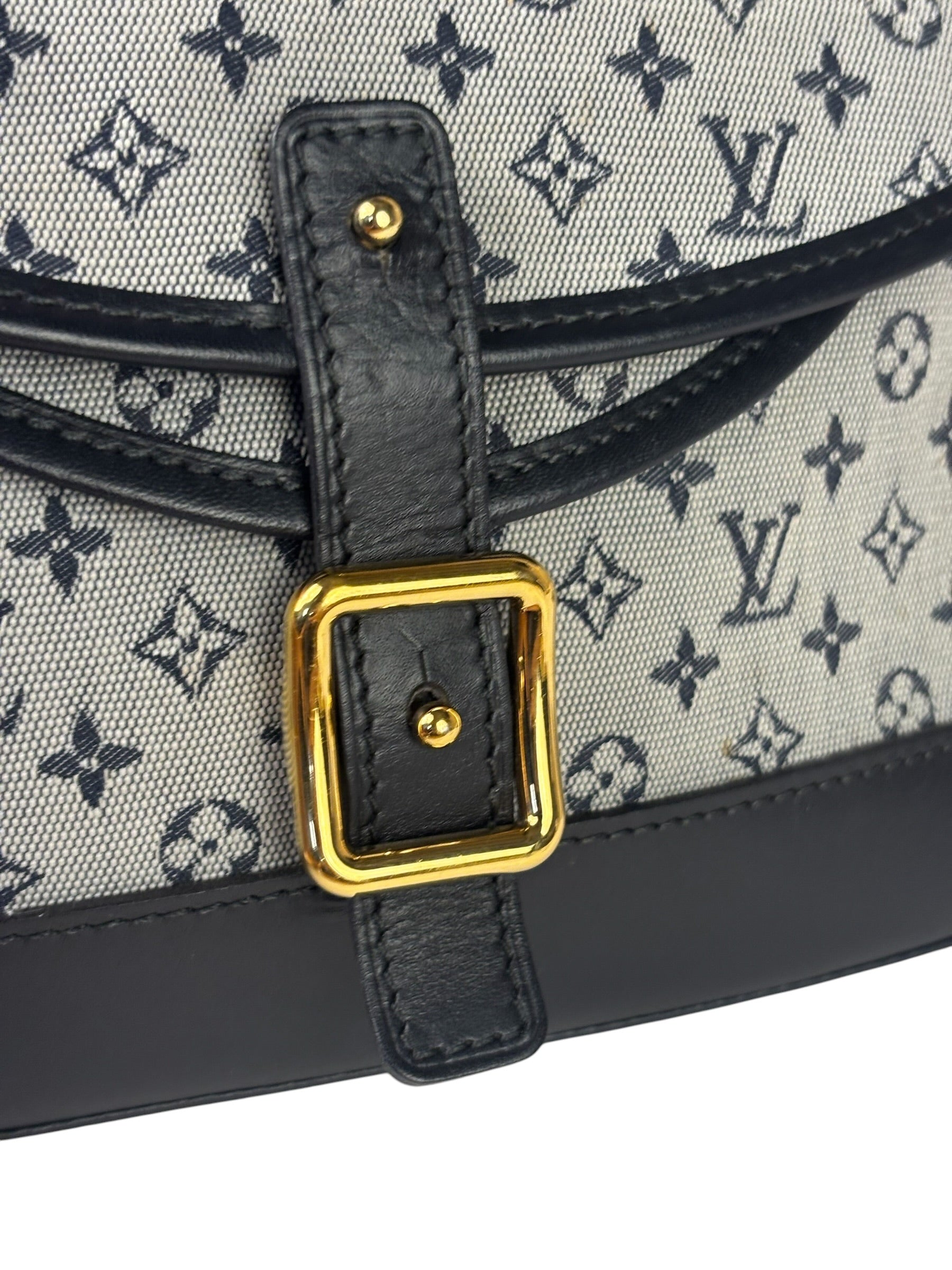 Louis Vuitton Grey/Black Monogram Marjorie Pochette