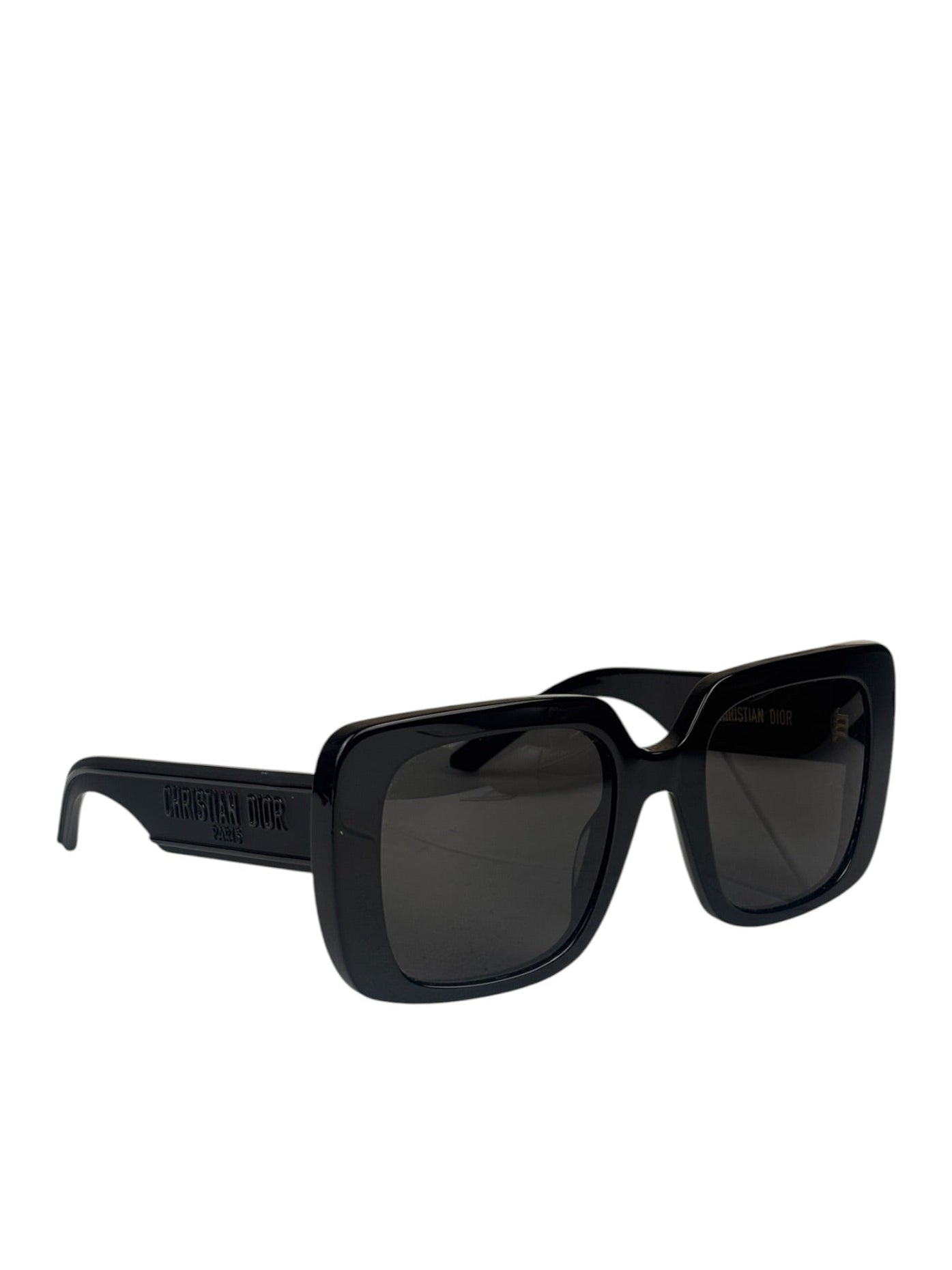 Christian Dior Black Oversized Square Wildior S3U Sunglasses