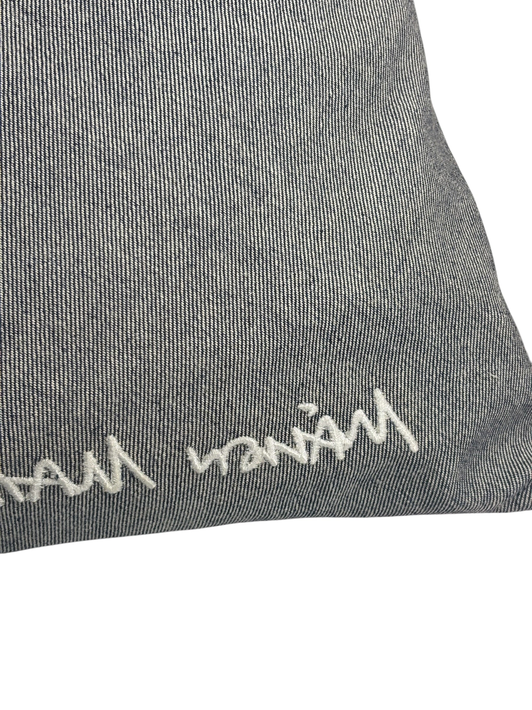 Maison Maegiela Grey Denim Reversible Japanese Tote