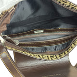 Fendi Zucchino Drawstring Flap Shoulder Bag