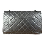 Chanel Metallic Silver Leather Reissue Double Flap Shoulder Bag 2.55 2005