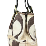 Coach Vintage Braided Strap Canvas Shoulder Bag