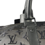 Louis Vuitton x Virgil Abloh Black Leather Trim Monogram Keepall 50