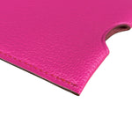 Hermes Pink Leather Card Holder