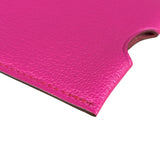 Hermes Pink Leather Card Holder