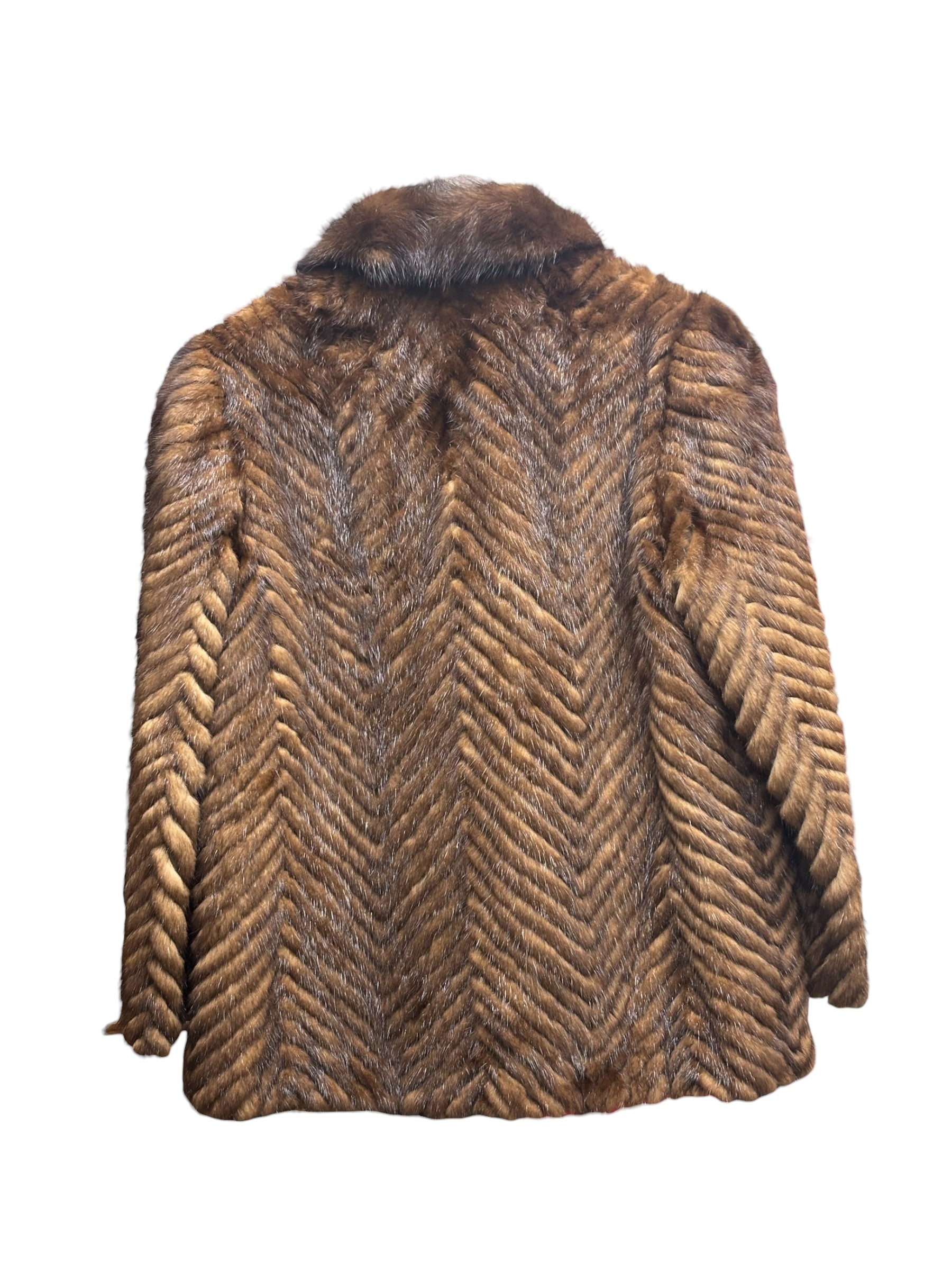 Vintage Brown Mink Fur Coat