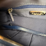 Chanel Gabrielle Small Sequin Hobo Bag Navy 2018