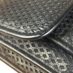 Chanel Black Perforated Leather Up in the Air Flap Bag 2012