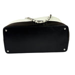 Chanel White Quilted Leather Gabrielle Shopping Tote 2010