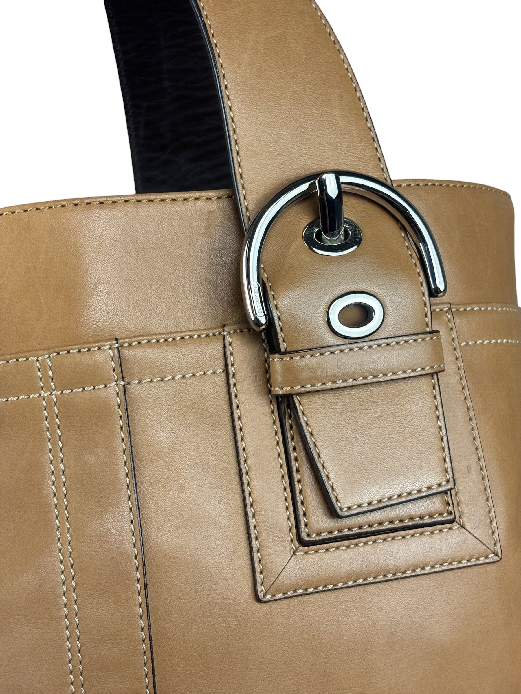 Coach Vintage Tan Brown Soho Shoulder Bag