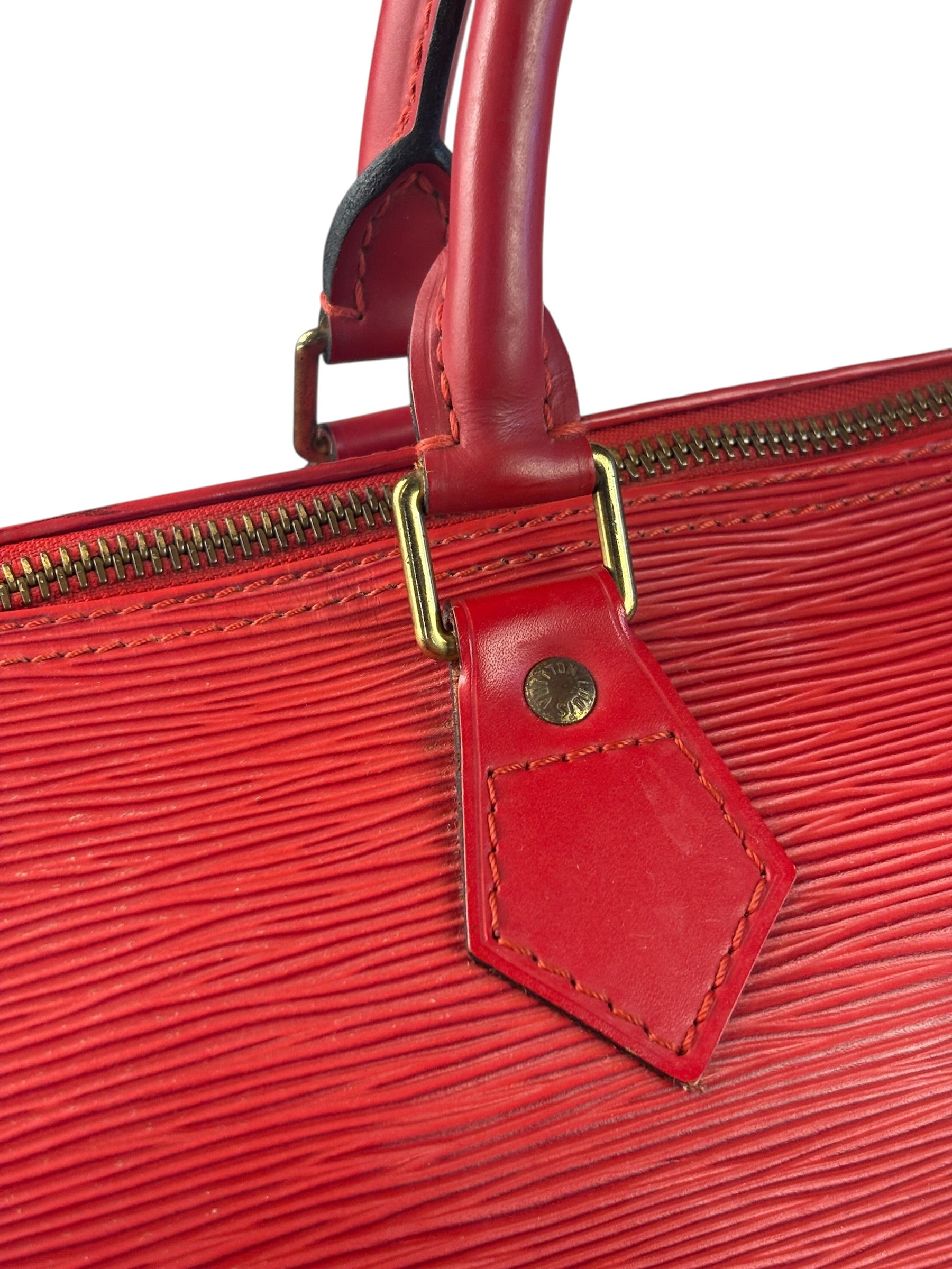 Louis Vuitton Red Epi Leather Speedy 30
