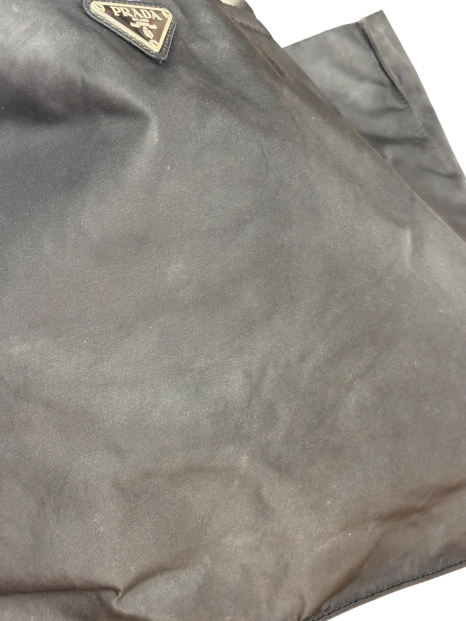 Prada Black Tessuto Nylon Tote Bag