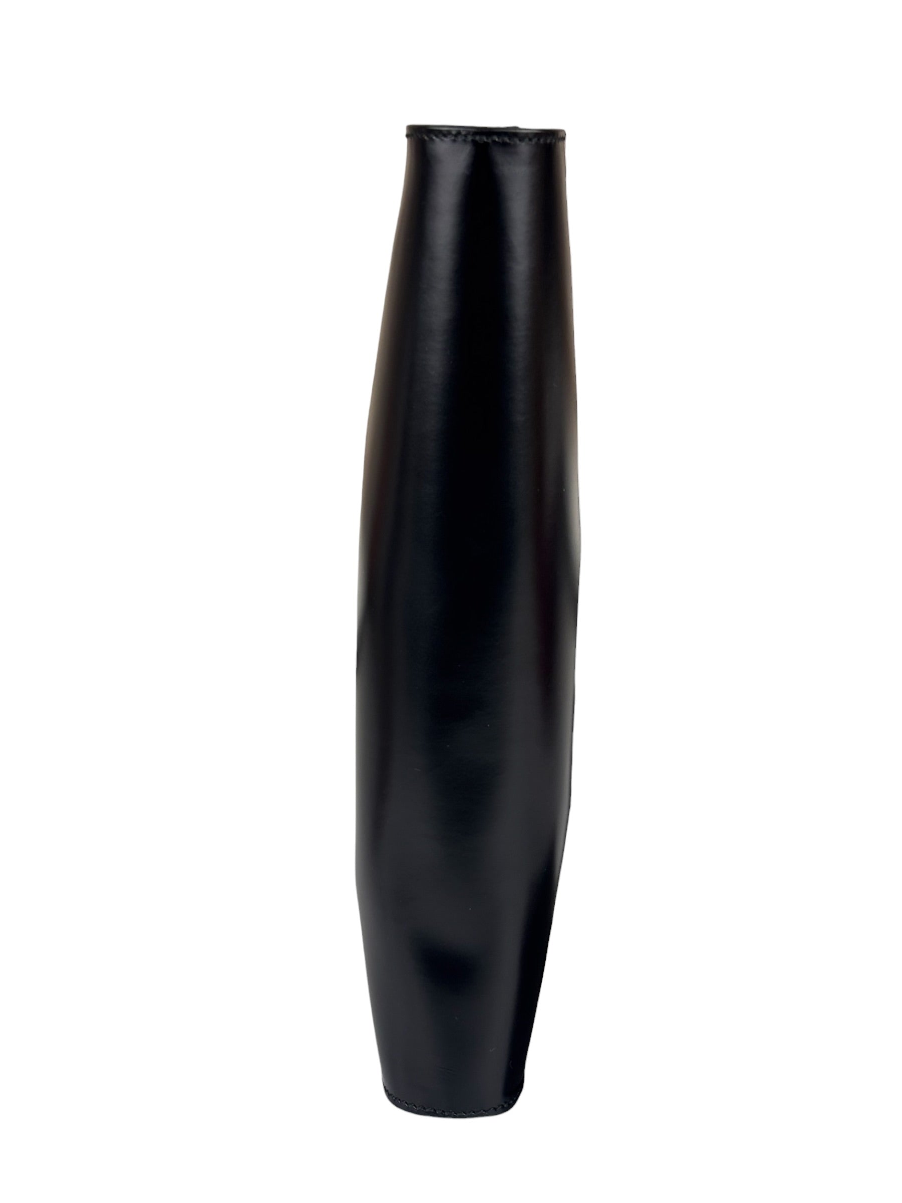Salvatore Ferragamo Vintage Black Gancini Leather Baguette