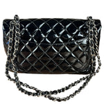 Chanel Black Patent Leather Classic Flap Bag ('08-'09)