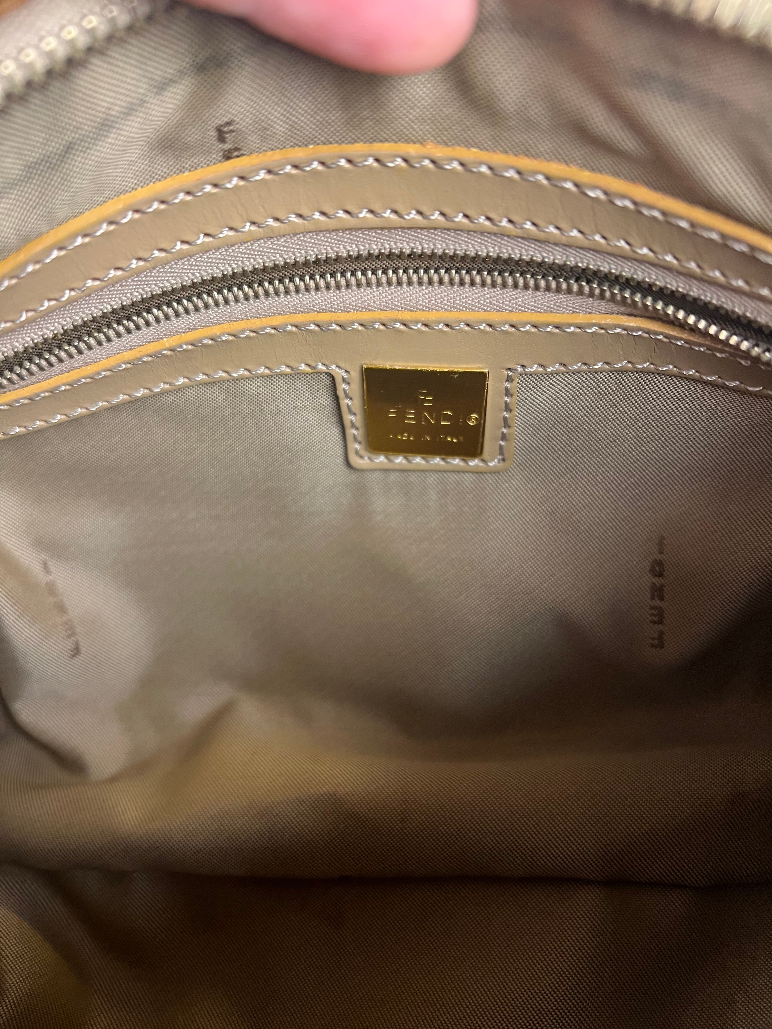 Fendi Forever Bauletto Vinyl Handbag