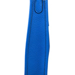 Hermes Bleu Hydra Leather Clemence Cordage Mini Evelyne TMP16