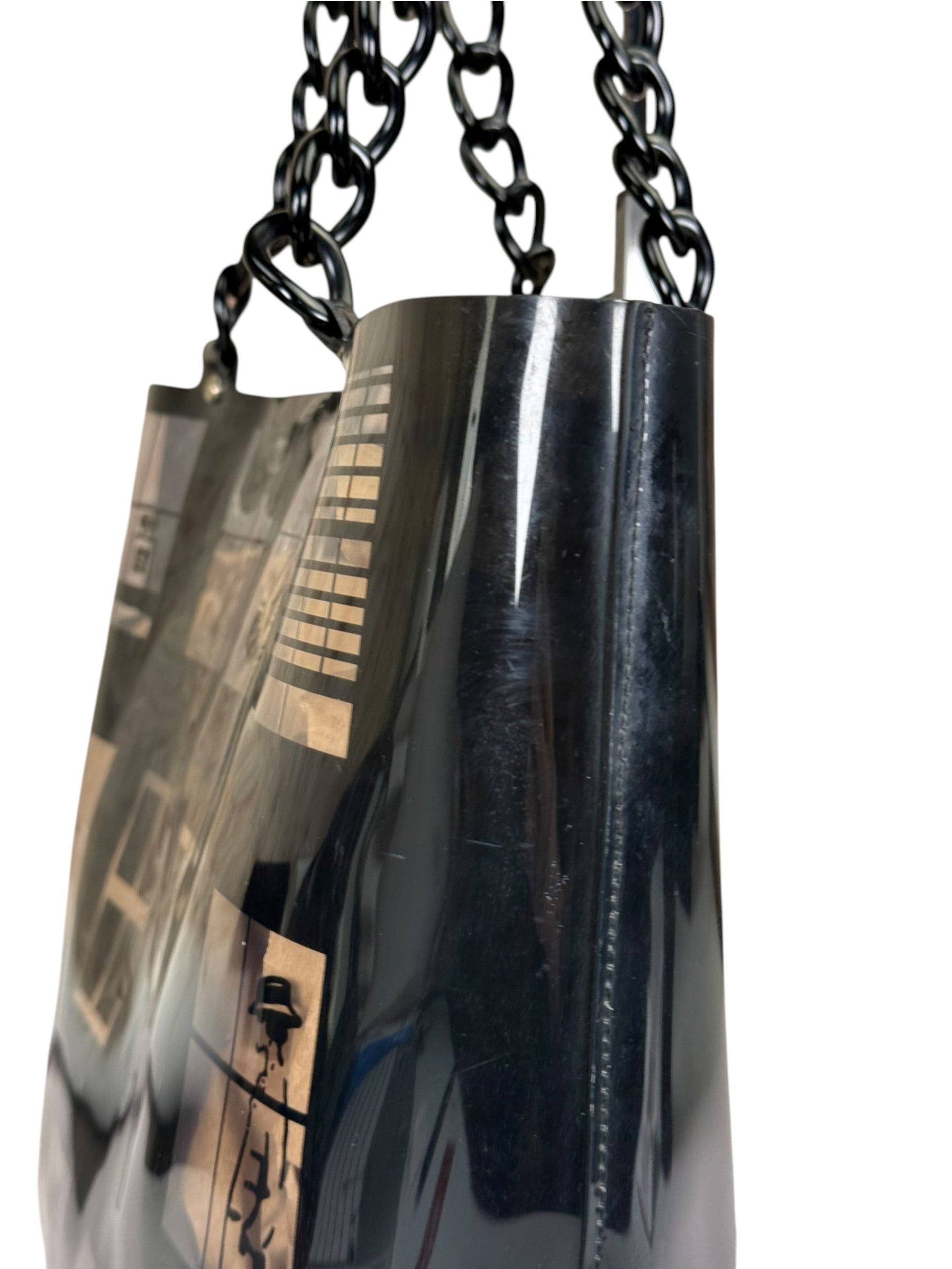 Chanel PVC Coco Window Tote Black 2003-04