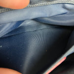 Christian Dior 2005 Doctor Bag Navy/Red Leather Trim