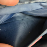 Christian Dior 2005 Doctor Bag Navy/Red Leather Trim