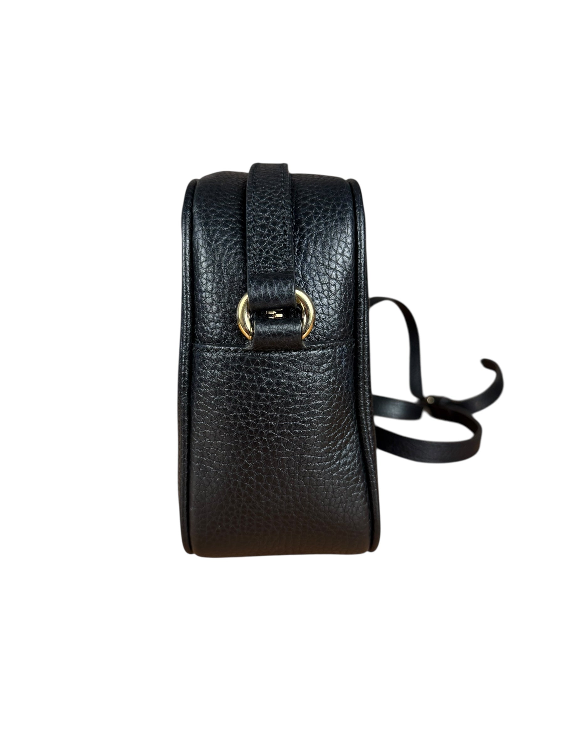 Gucci Black GG Camera Crossbody Bag