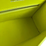 Balenciaga Small Yellow Croc Hourglass 2Way