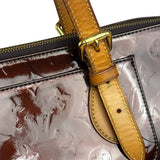 Louis Vuitton Burgundy Monogram Vernis Rosewood Avenue Handbag
