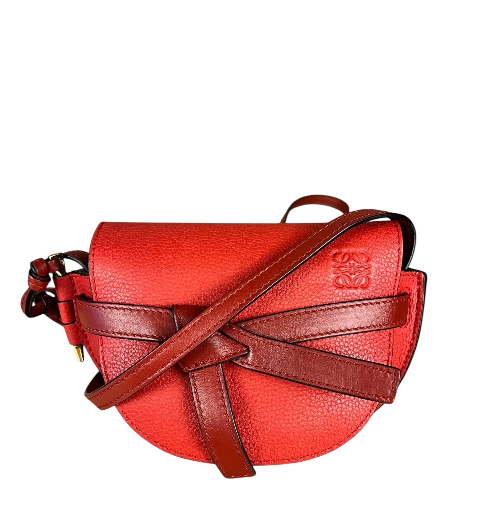 Loewe Mini Gate Crossbody Bag Red