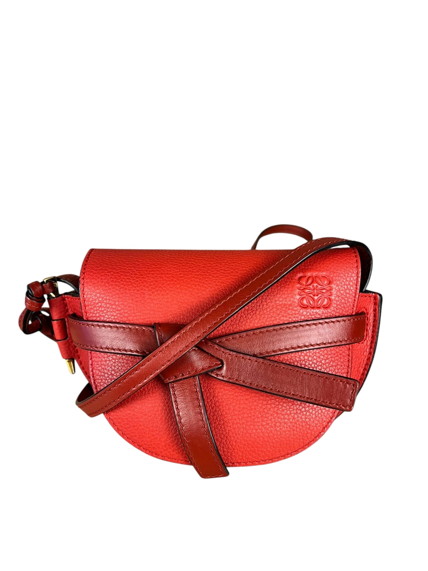Loewe Mini Gate Crossbody Bag Red