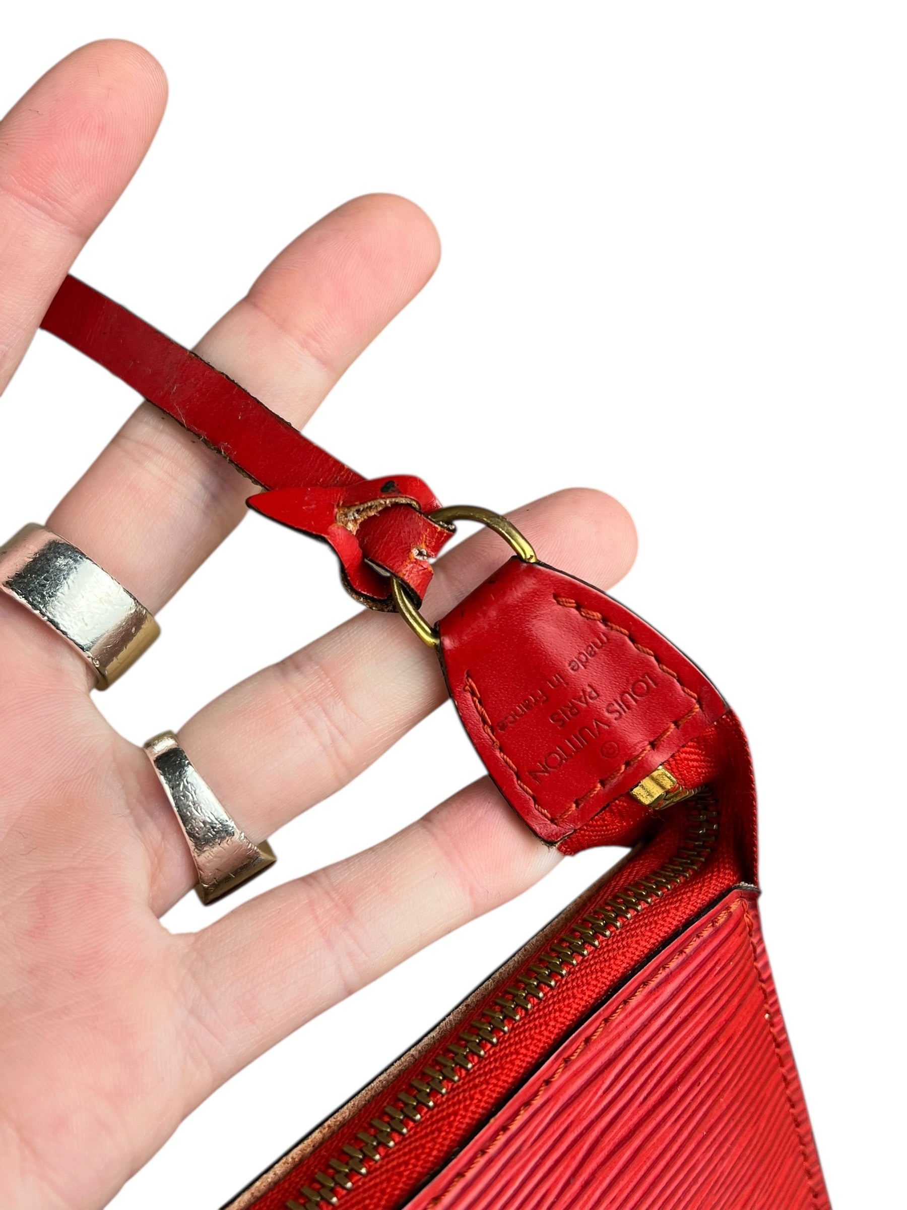 Louis Vuitton Red Epi Pochette