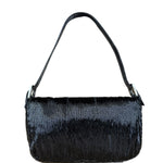 Fendi Beaded Baguette Black